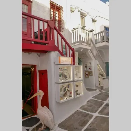 Traditional Myconian Studio In The Heart Of Chora Mykonos Town Exterior photo