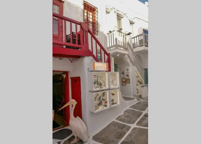 Traditional Myconian Studio In The Heart Of Chora